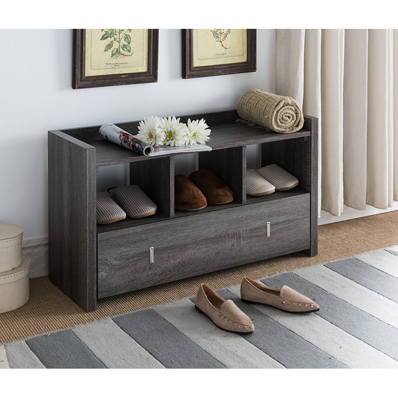 Rustic Entry Bench With Shoe Storage Union Rustic Entry 8 Pair Shoe Storage Bench & Reviews | Wayfair